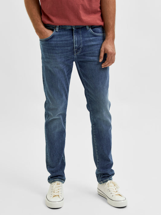 SLHSLIM-LEON Jeans - Light Blue Denim