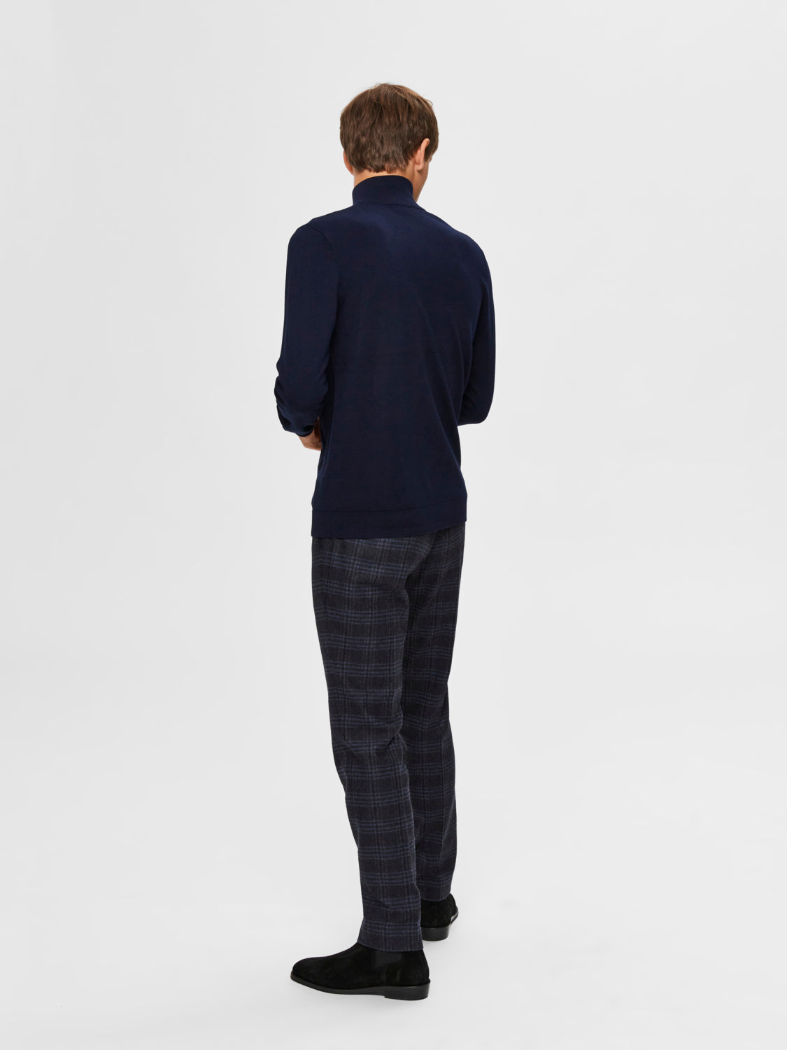 Berg fullzip cardigan - Blå/ Navy Blazer
