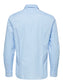 SLHSLIMMICHIGAN Shirts - Light Blue