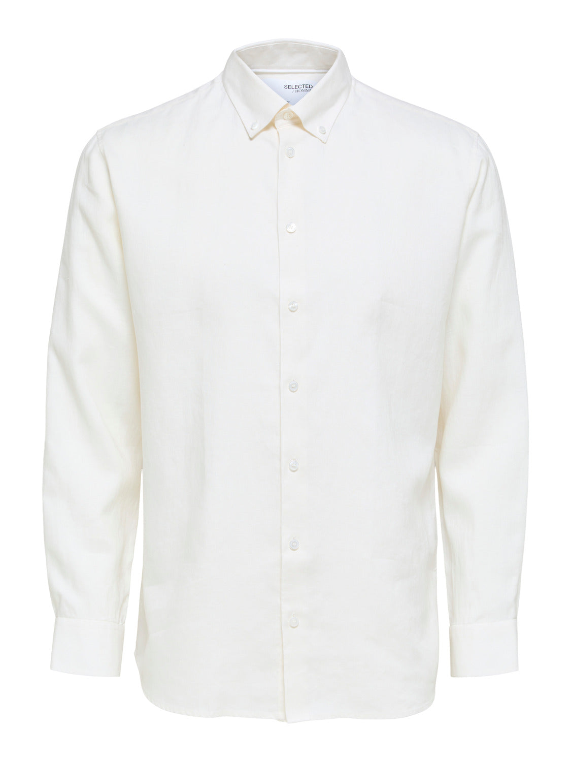 Reg Pure Lin Skjorte - Bright White