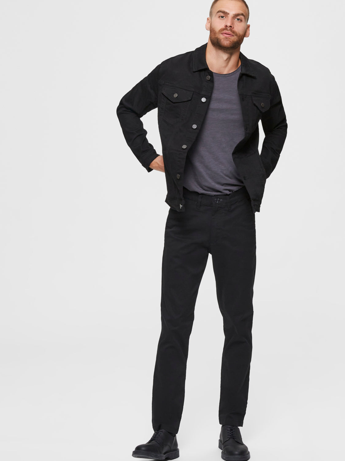 SLHSLIM-MILES Pants - Black