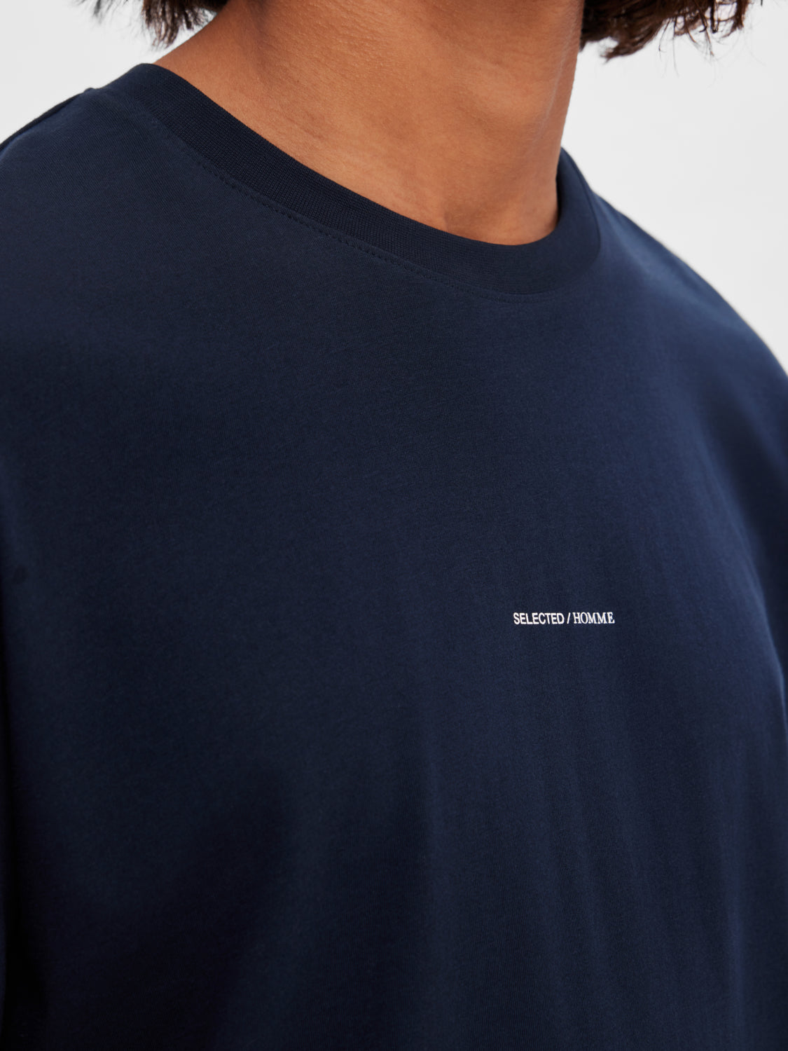 SELECTED HOMME - ASPEN T-Shirt - Navy Blazer