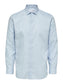 SELECTED HOMME - SLIM NATHAN-SOLID Shirts - Light Blue