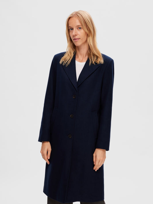 SELECTED FEMME - ALMA Coat - Dark Sapphire