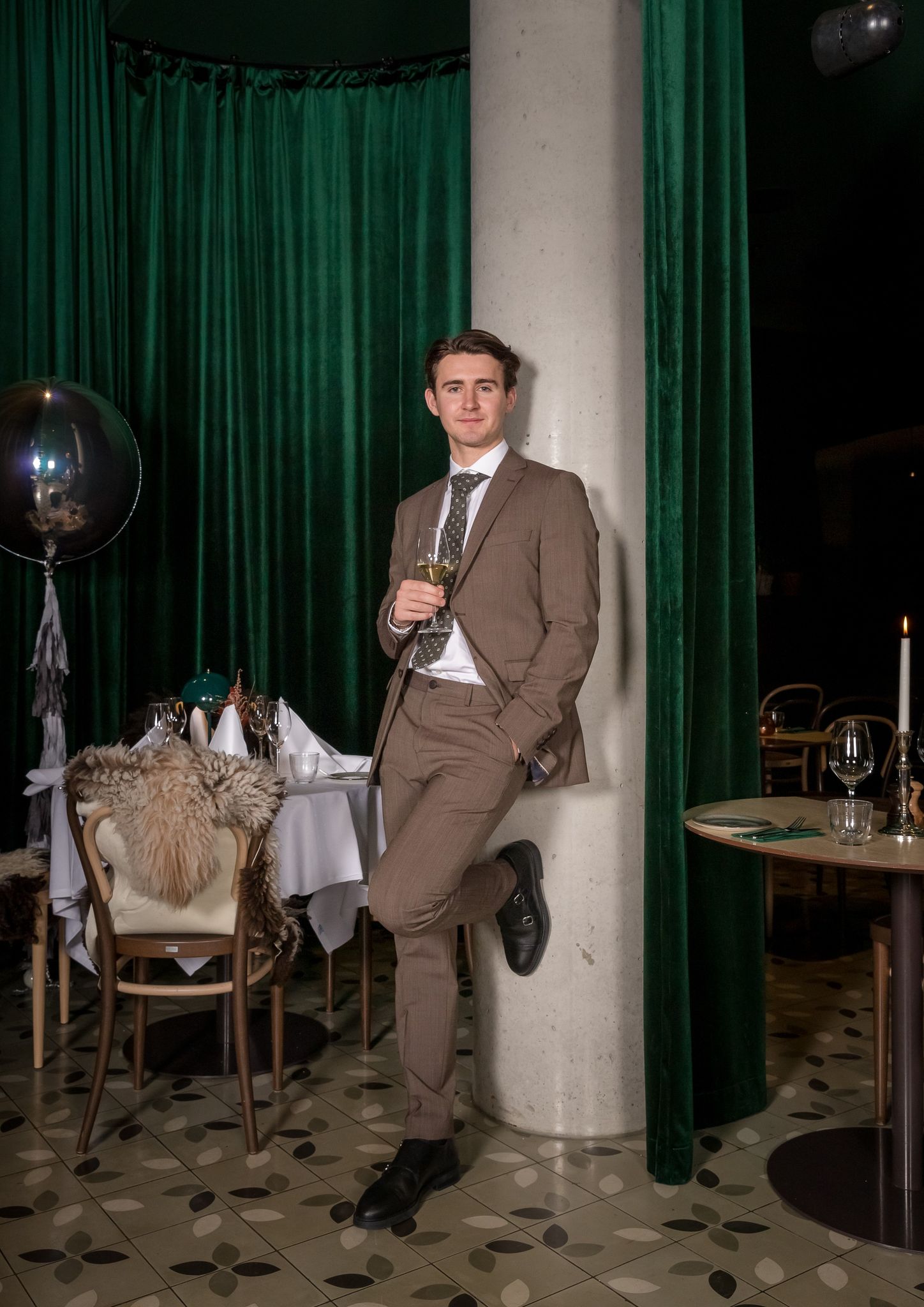 Elon Dressjakke Blazer - Brun/ Camel