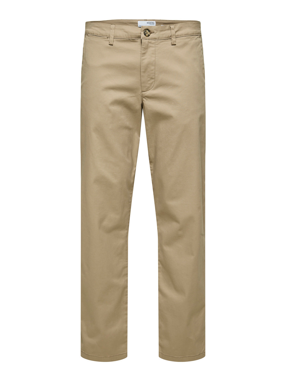 Straight New Miles Flex Chinos  - Beige/ Greige