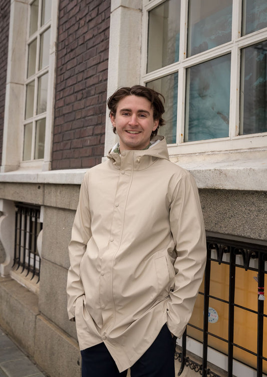 SELECTED HOMME - MAGNUS Rain Coat - Oatmeal