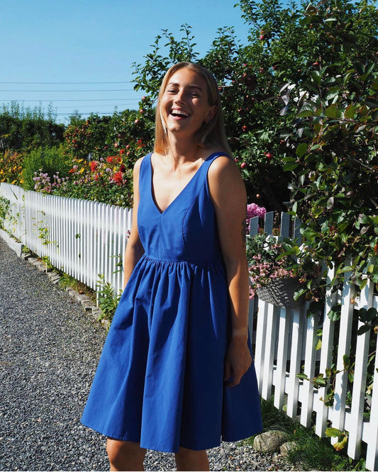 SELECTED FEMME - FELIA KJOLE - BLÅ