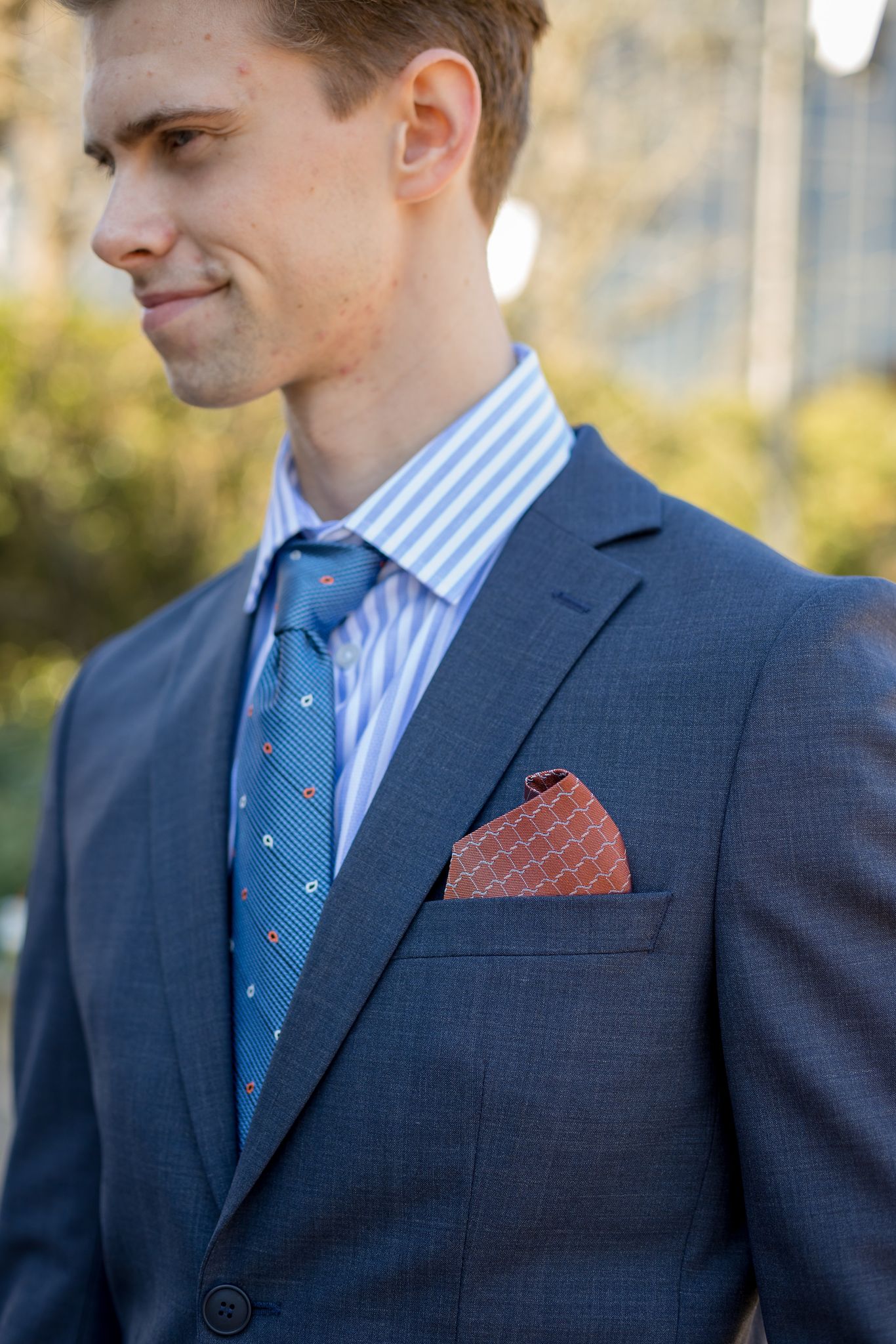 Elon Dressjakke Blazer - Blå/ Dark Blue