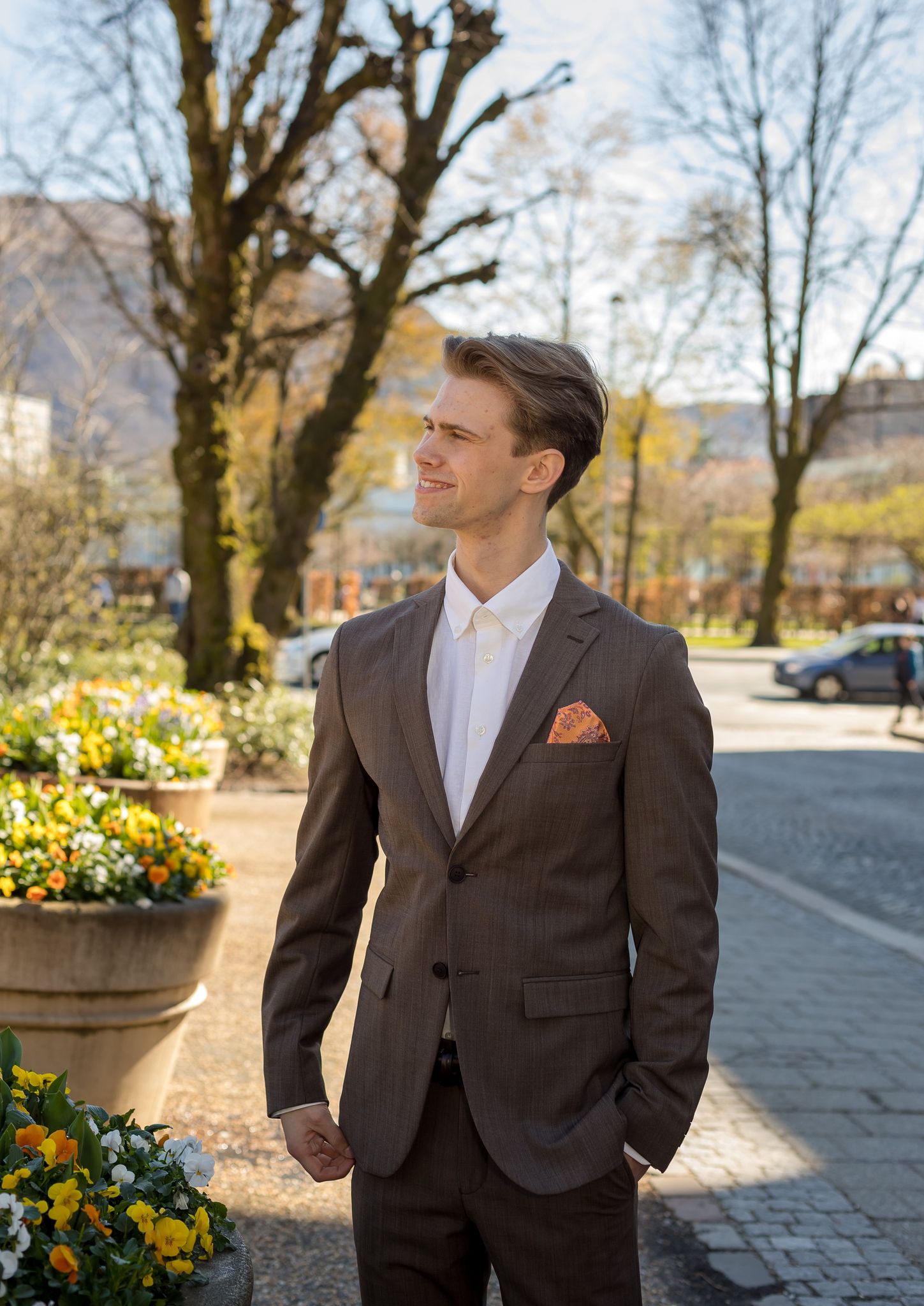 Elon Dressjakke Blazer - Brun/ Camel