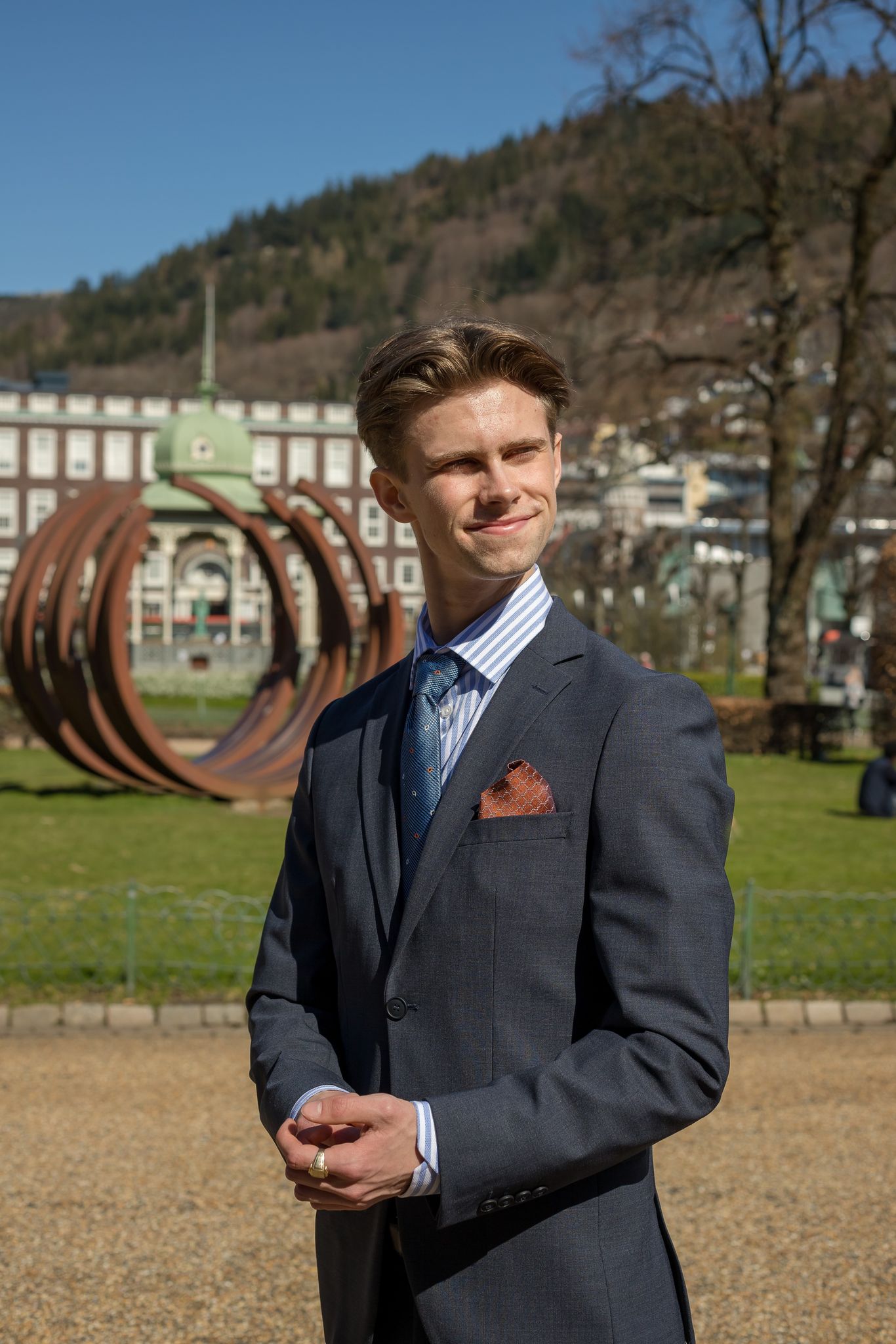 Elon Dressjakke Blazer - Blå/ Dark Blue