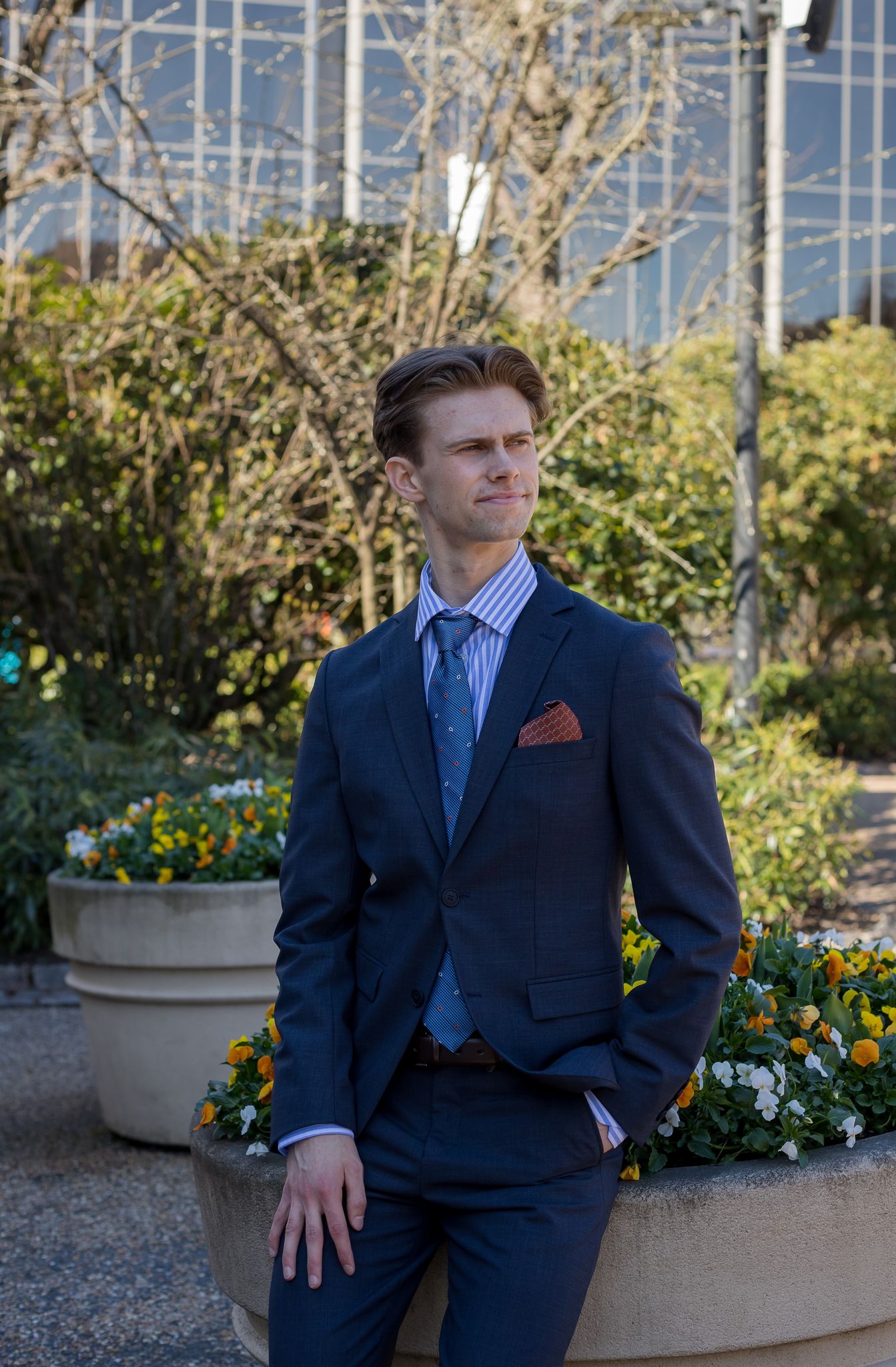 Elon Dressjakke Blazer - Blå/ Dark Blue