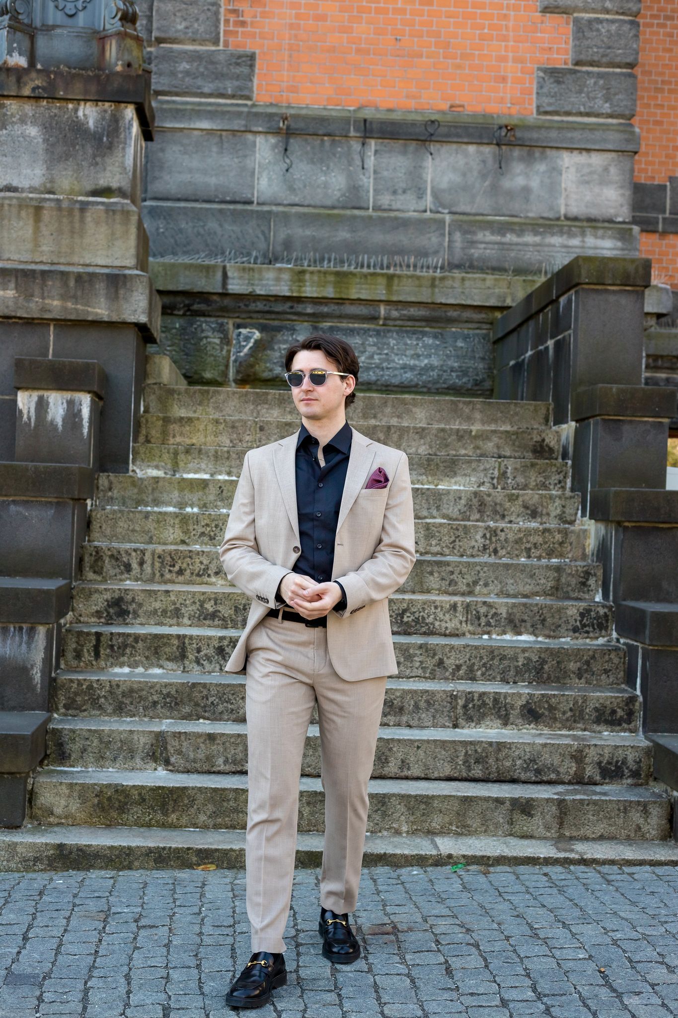 Neil Dressjakke Blazer - Beige/ Sand