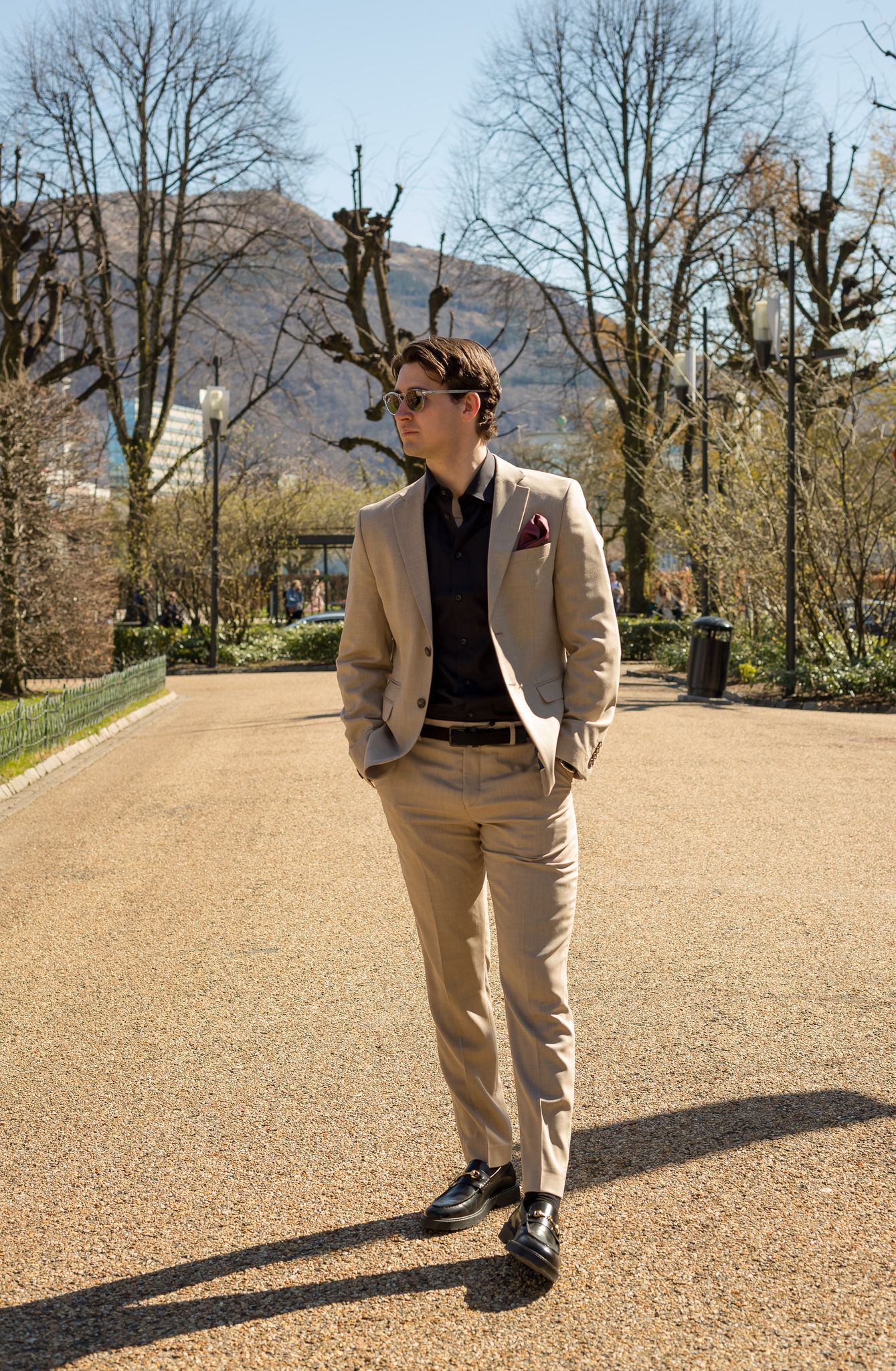 Neil Dressjakke Blazer - Beige/ Sand