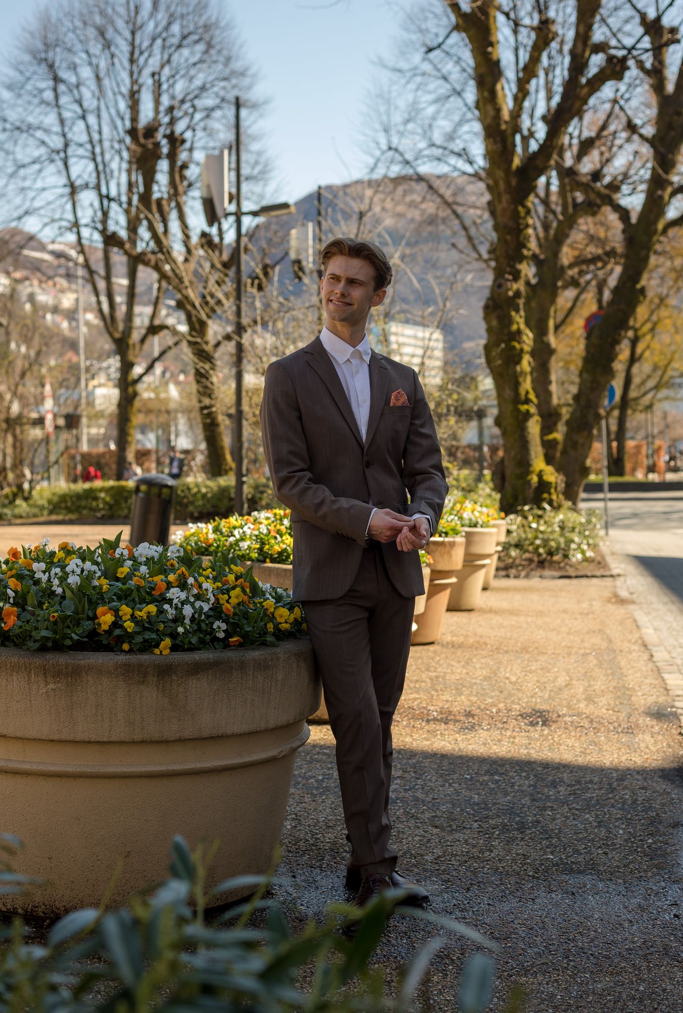 Elon Dressjakke Blazer - Brun/ Camel