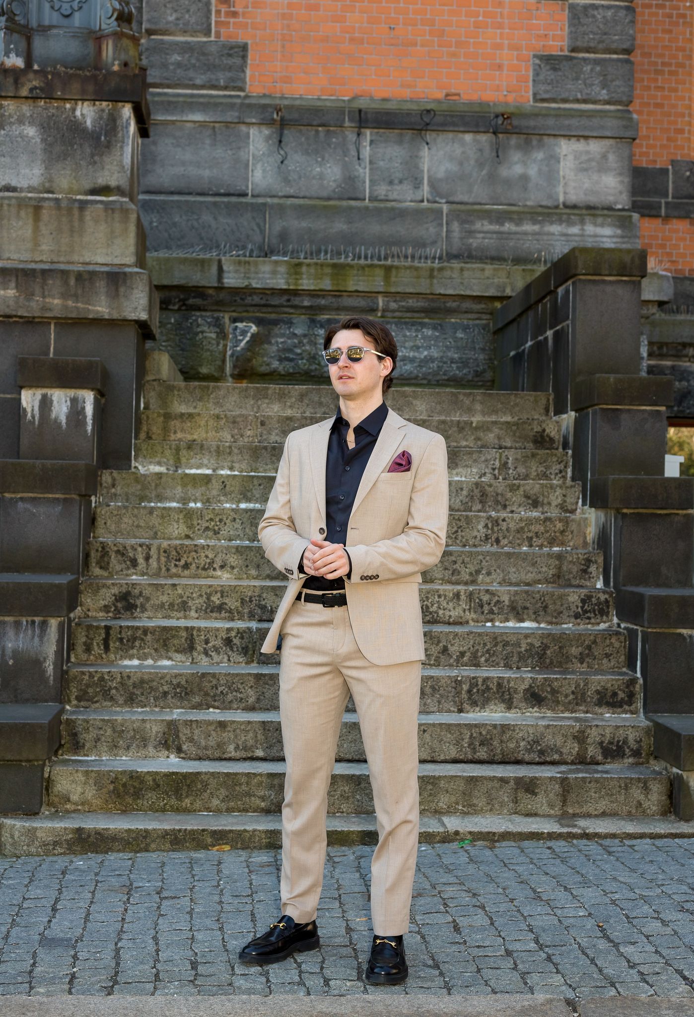 Neil Dressjakke Blazer - Beige/ Sand