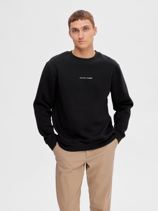 SELECTED HOMME - HANKIE Sweat - Black