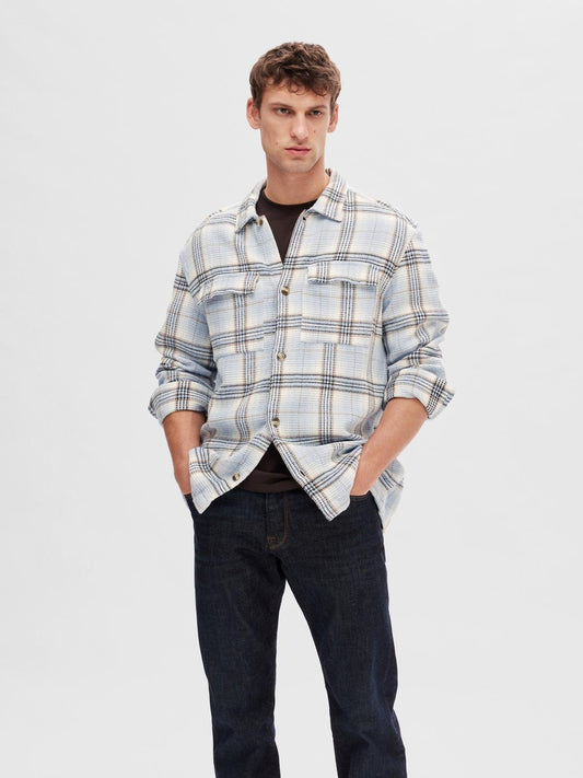 SELECTED HOMME - -WAFFLE Shirts - Stormy Weather