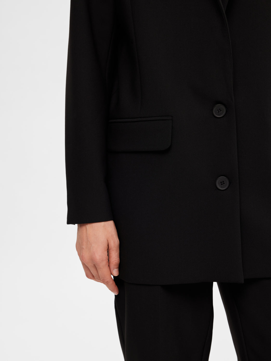 Rita relaxed Blazer - Sort