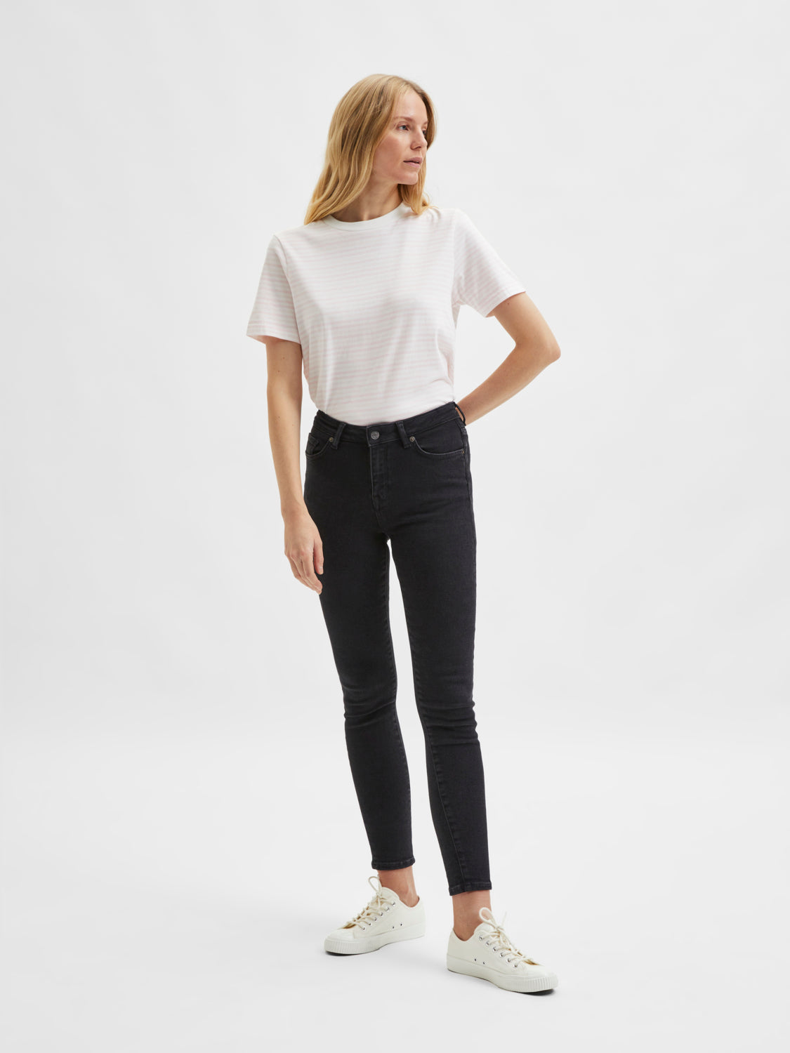 Sophie Jeans - Sort/ Black Denim
