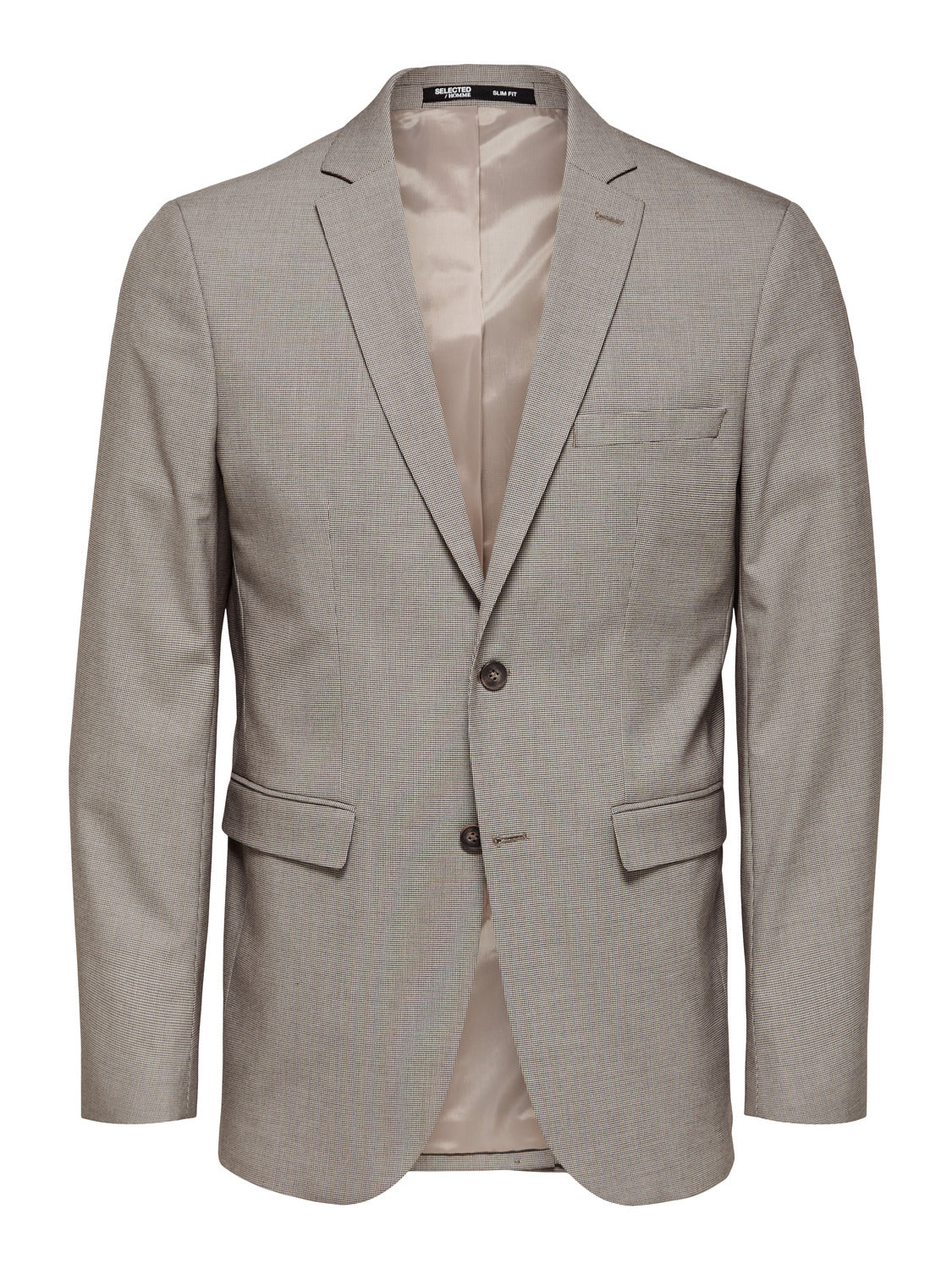 Slim Liam Dressjakke - Blazer - Brun/ Brownie