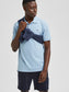 SELECTED HOMME - AZE Polo Shirt - Skyway