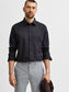 Ethan Slim Skjorte - Sort/ Black