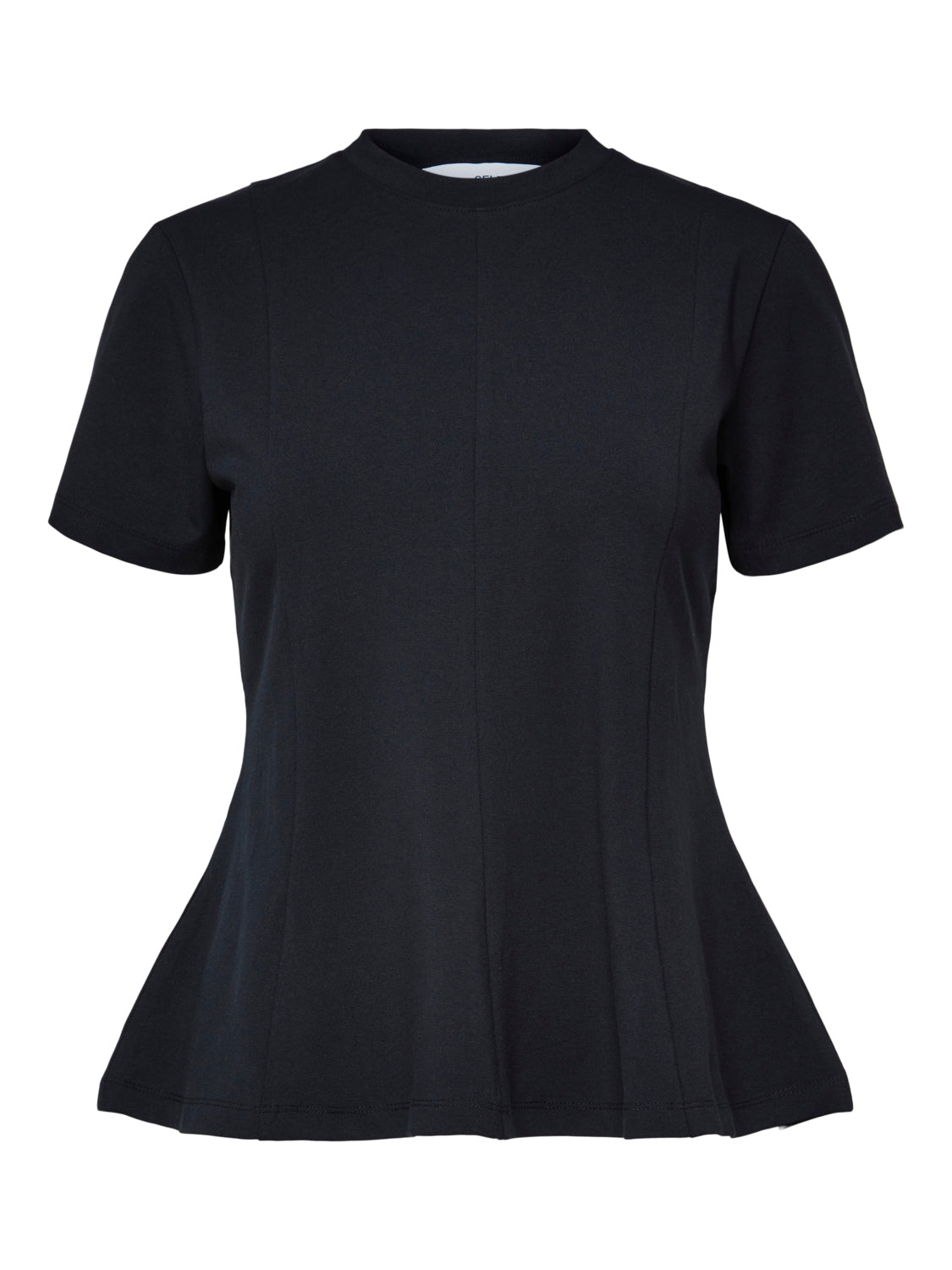 SELECTED FEMME -  VANIA T-Shirt - Black