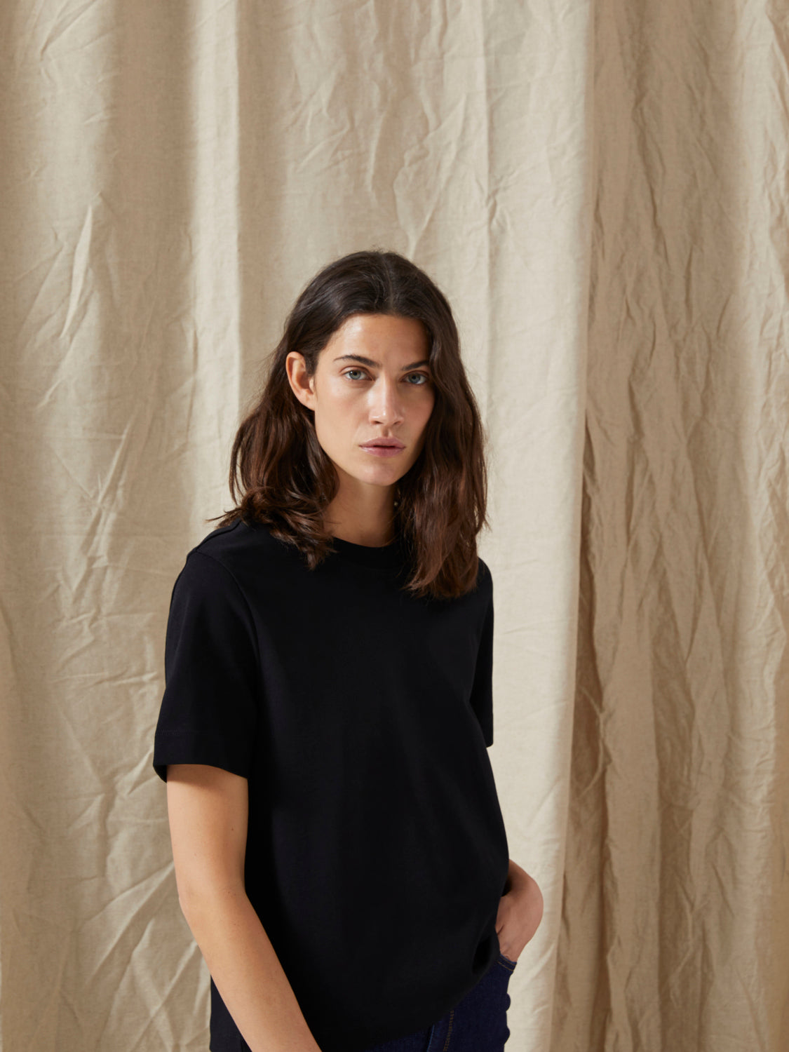Essential Boxy T-Skjorte - Sort/ Black