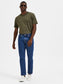 SLH196-STRAIGHTSCOTT 24304 Jeans - Medium Blue Denim