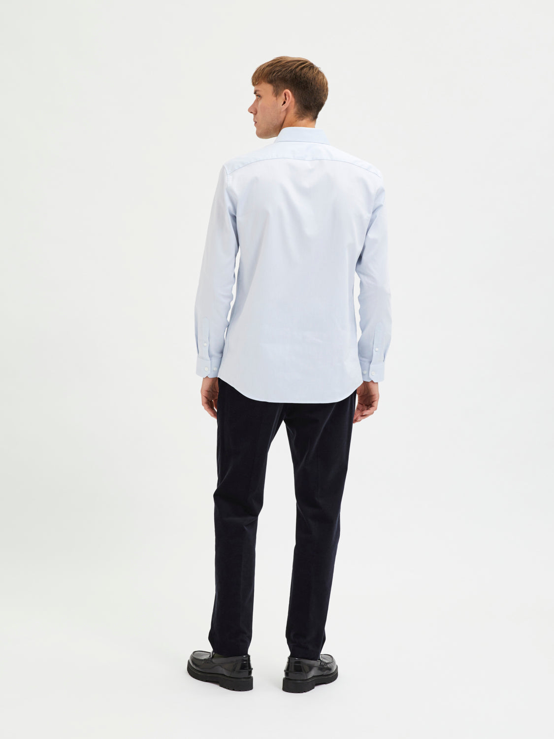 SELECTED HOMME - SLIM NEW-TUX Shirts - Light Blue