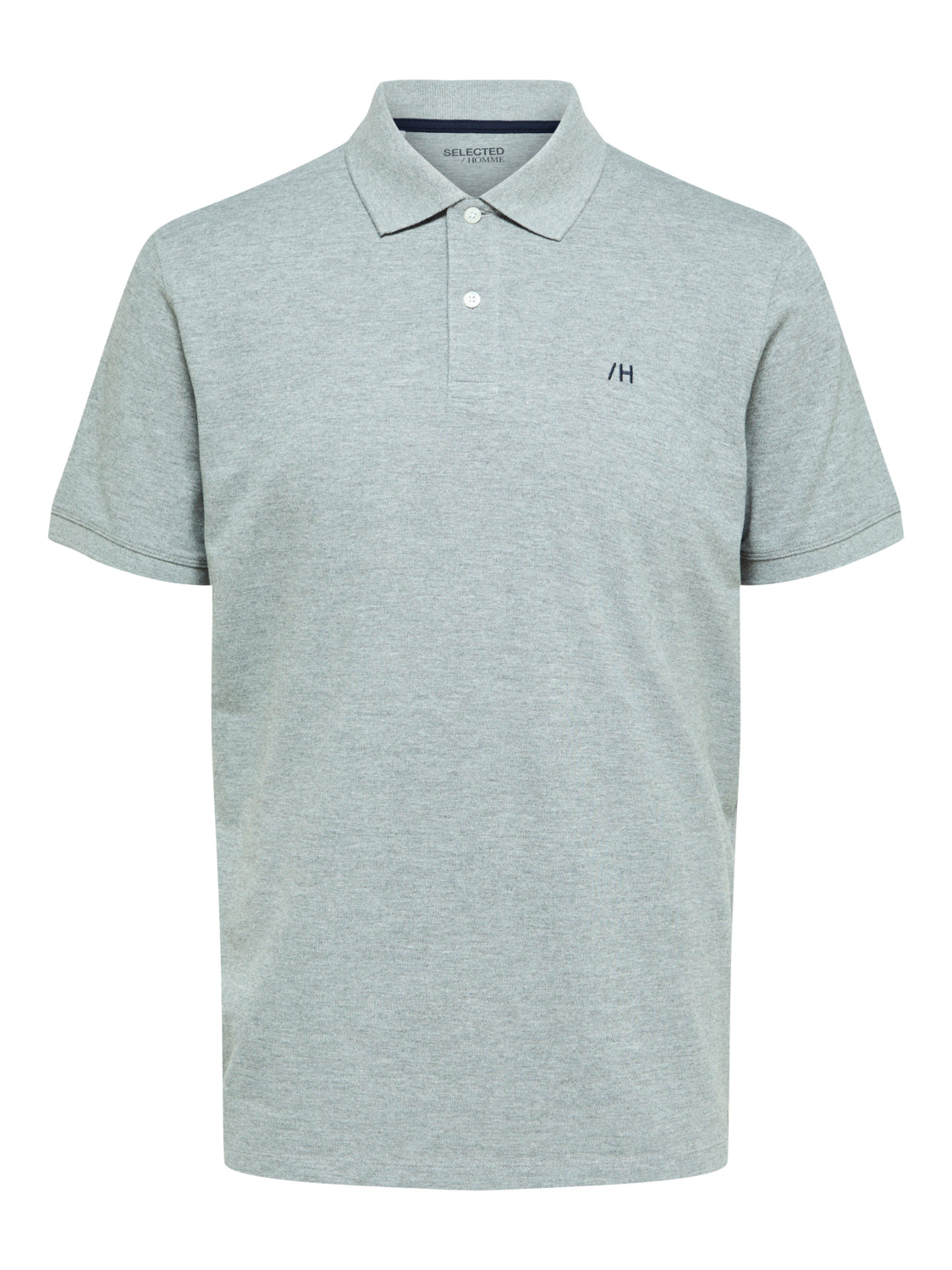 SLHAZE Polo Shirt - Medium Grey Melange