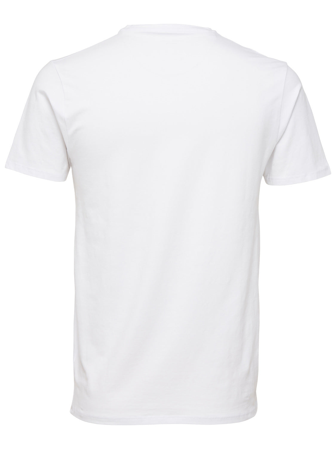 Pima V-Neck T-Skjorte - Hvit/ Bright White
