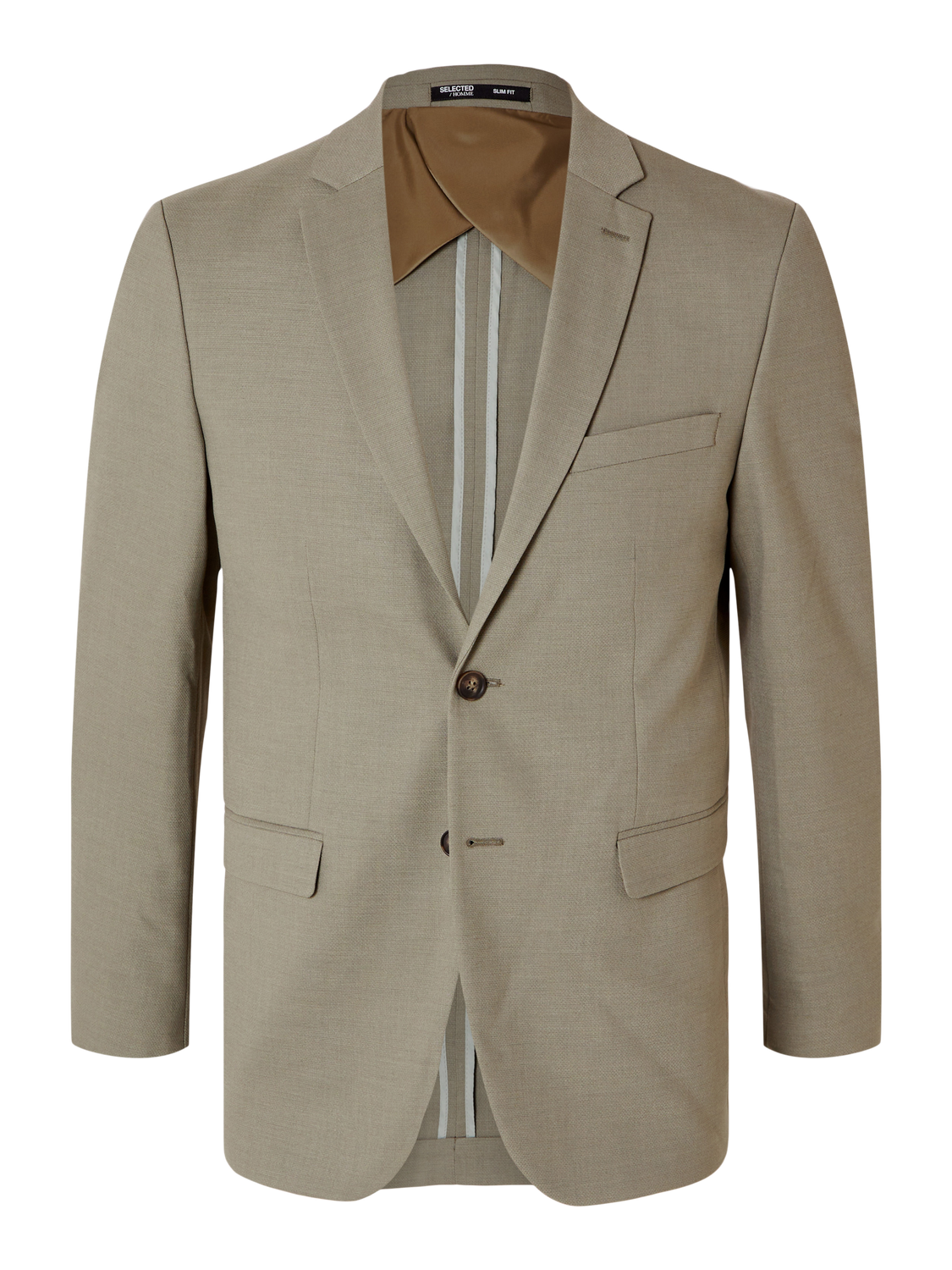 Slim Neil Dressjakke Blazer - Grønn/ Vetiver