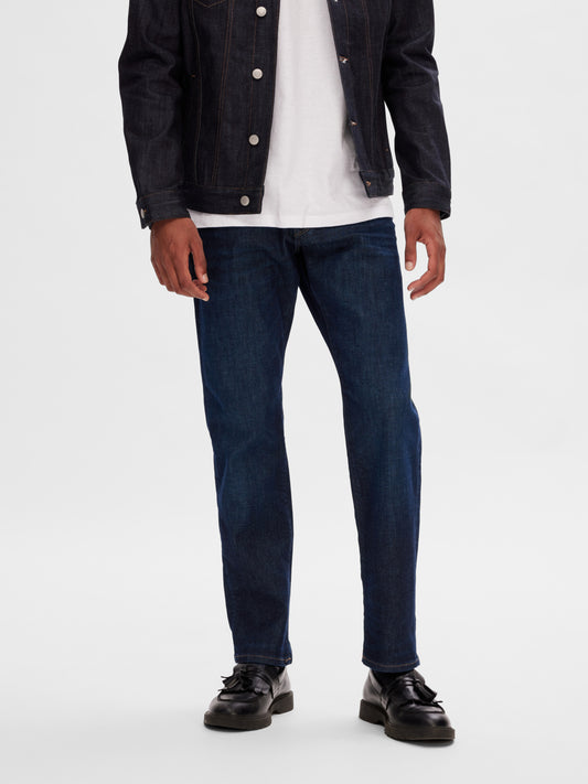 SLH196-STRAIGHTSCOTT Jeans - Blue Denim