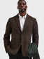 SLHSLIM-DALLAS Blazer - Brown Stone