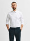 SLIM ETHAN Shirts - Bright White
