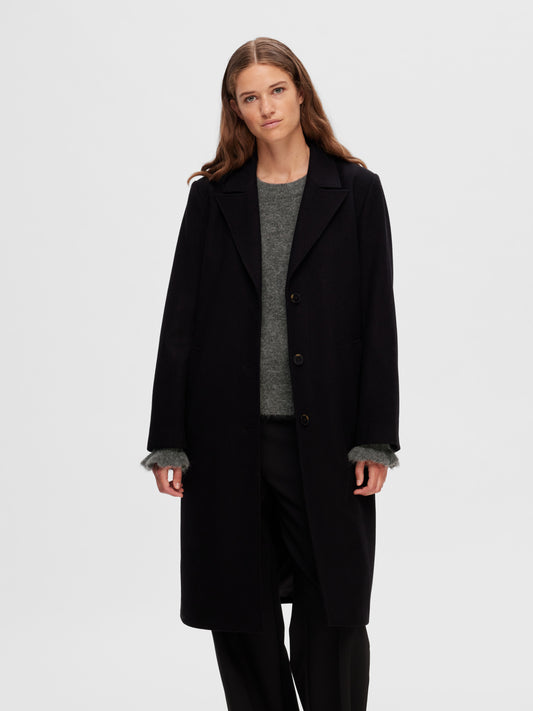 SELECTED FEMME - ALMA Coat - Black