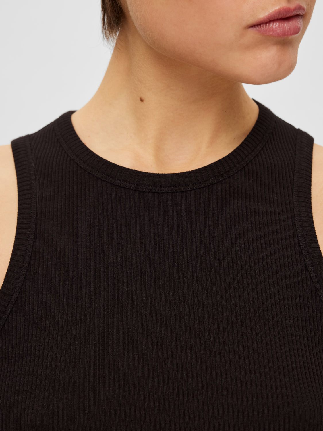 SELECTED FEMME -  ANNA TANK TOPP - SORT