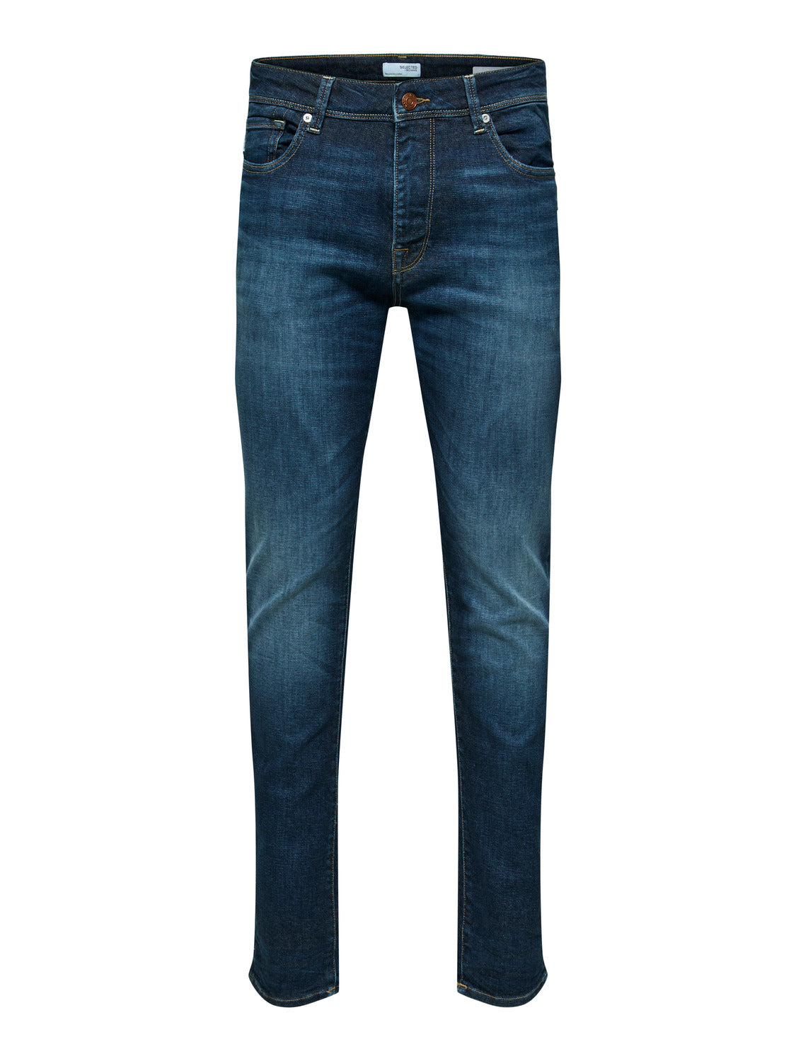 SELECTED HOMME - 175-SLIM LEON 31604 Jeans - Dark Blue Denim