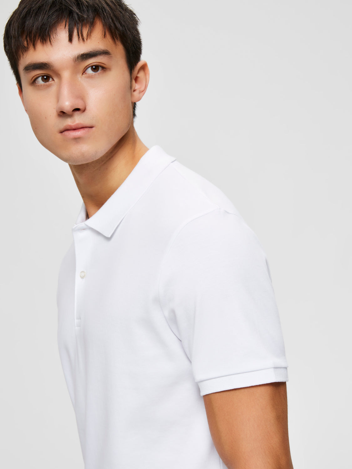 SLHPARIS Polo Shirt - Bright White
