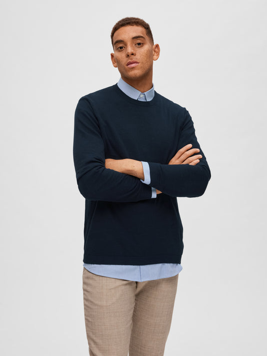 SELECTED HOMME - LAKE Pullover - Sky Captain
