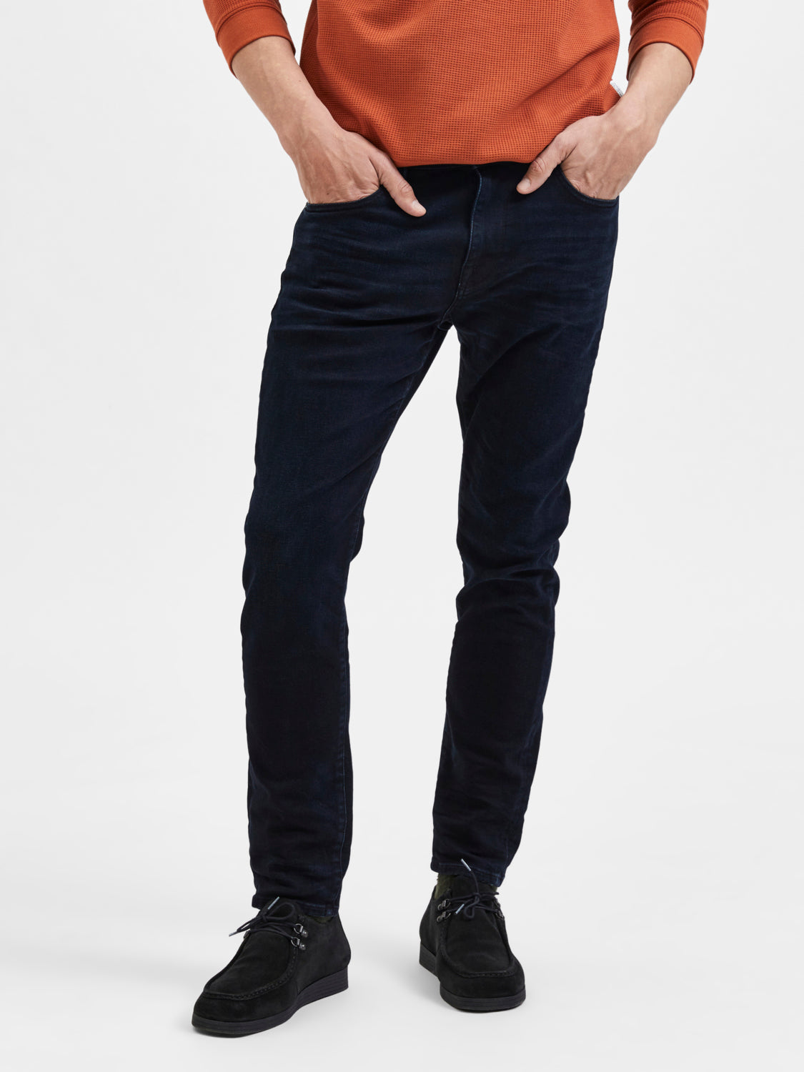 SELECTED HOMME - 175-SLIM Jeans - Blue Black Denim