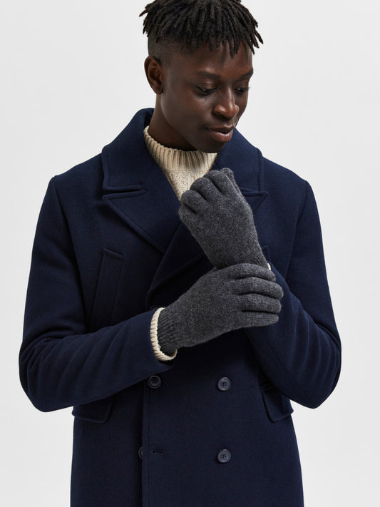 SLHCRAY Gloves - Dark Grey Melange