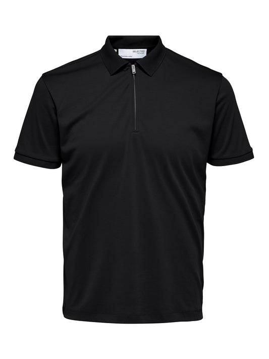 SELECTED HOMME - FAVE Polo Shirt - Black