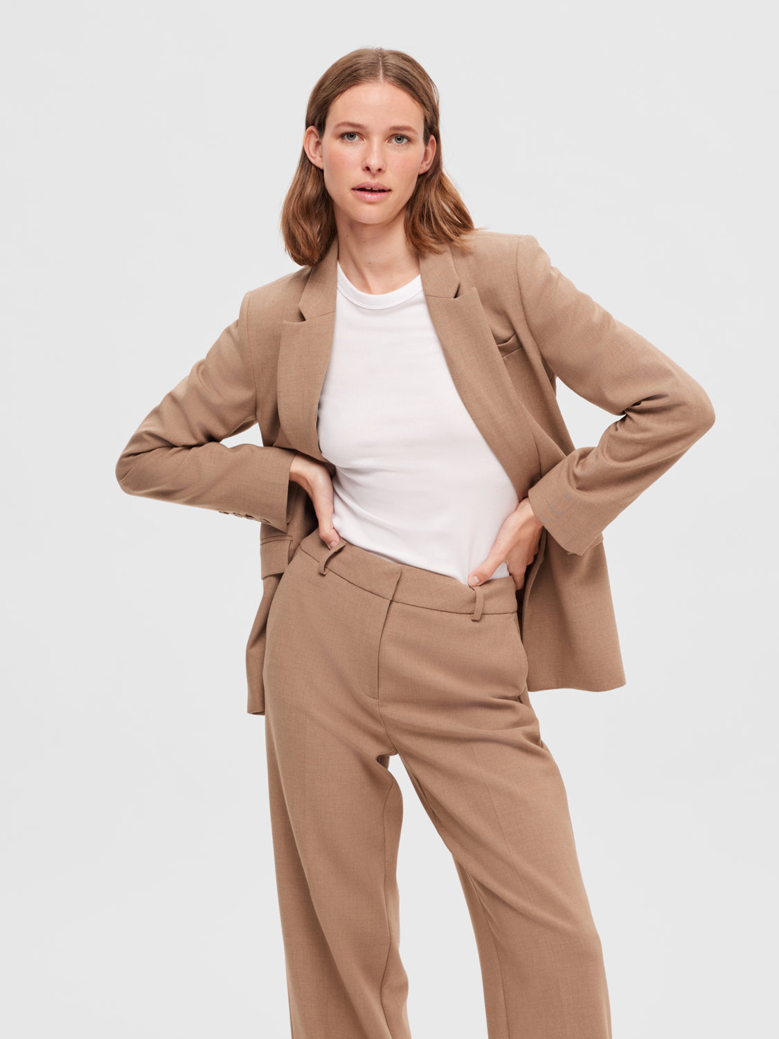 SELECTED FEMME -  DIANNA GENSER  - HVIT