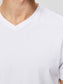SELECTED HOMME - NEW PIMA V-NECK T-Shirt - Bright White