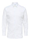 SLIM ETHAN Shirts - Bright White