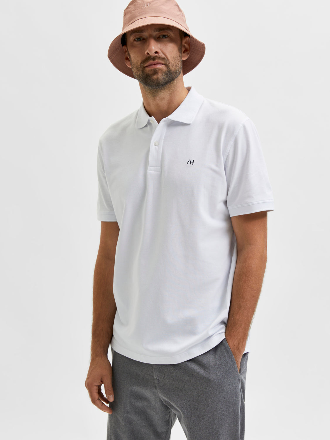 SLHAZE Polo Shirt - Bright White