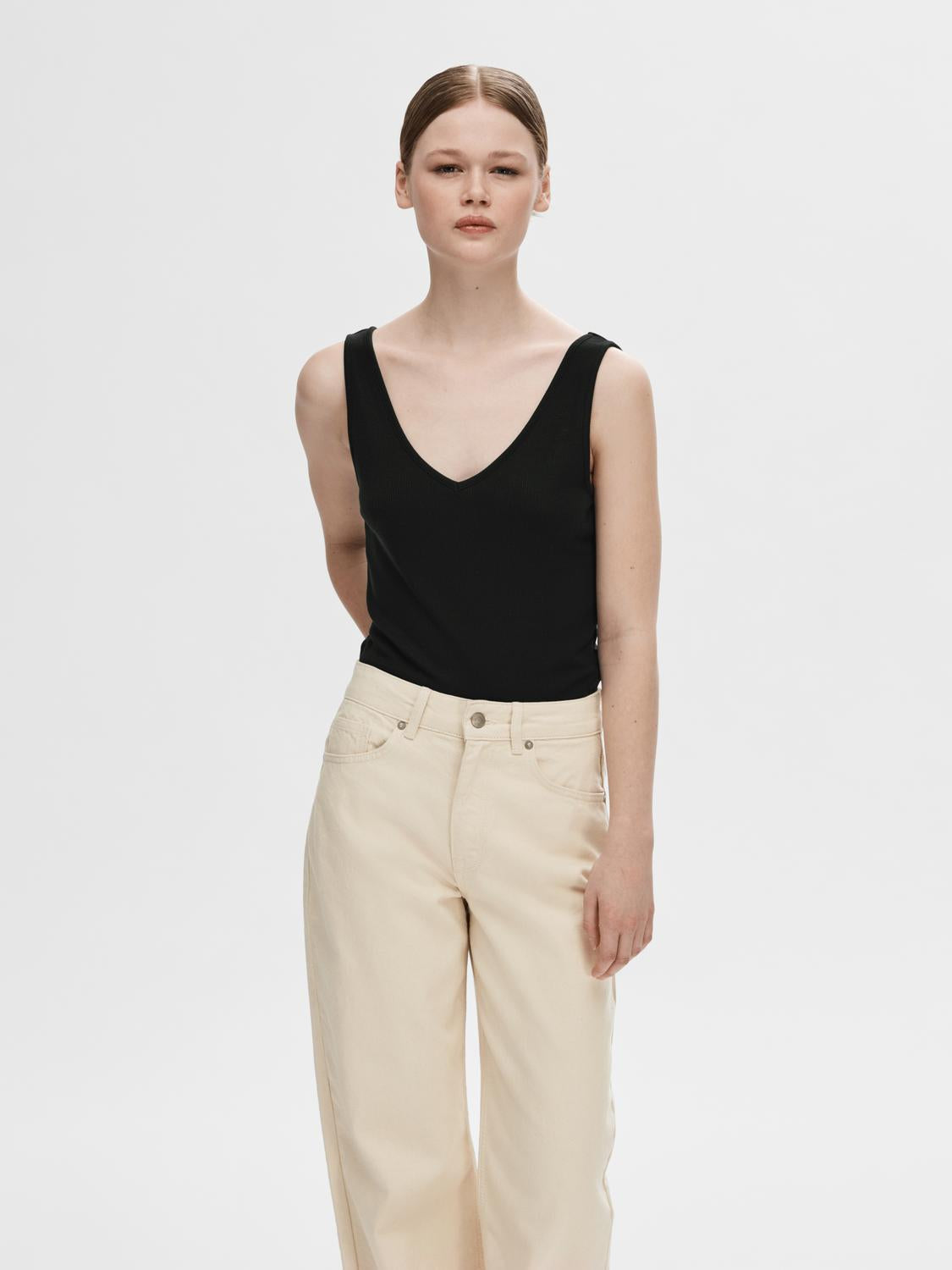 Dianna Tank Topp - Sort